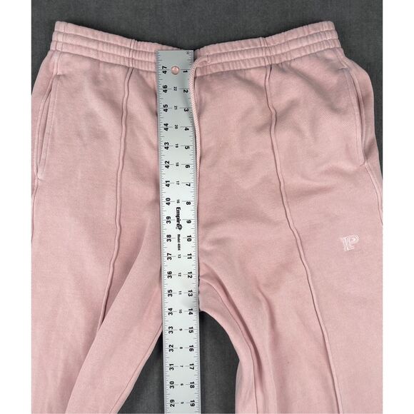 PINK Sweatpants‎ Women L Pink Wide Leg Lounge High Rise Track Pants Athleisure - Picture 6 of 10
